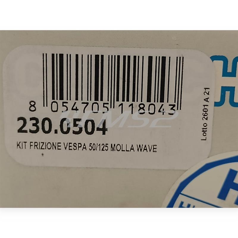 Kit friz.molla wave vespa 50-125, ricambio 2300504