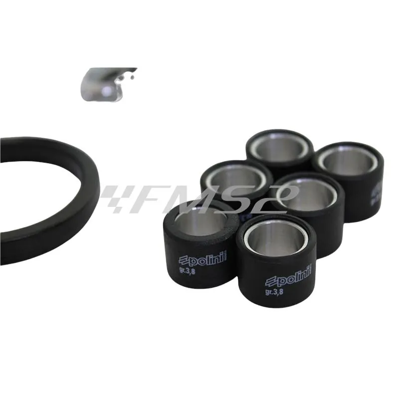 241.728 Variatore Polini hi-speed evolution R02 per scooter con motore minarelli verticale e orizzontale e asse albero liscia e diametro 16 mm