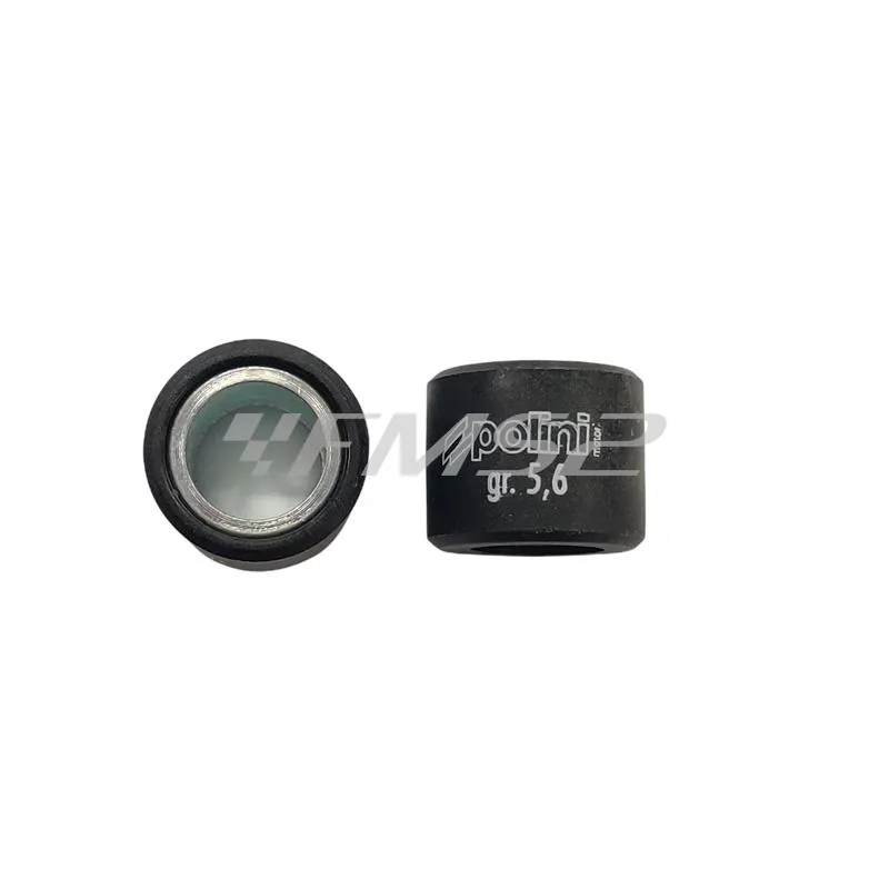 Kit rulli variatore 16x13  peso grammi 5.6 interno ottone (Polini), ricambio 242068