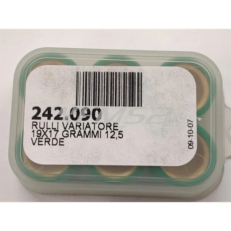 242.090 Rulli variatore 19x17 grammi 12.2 verde (Polini)