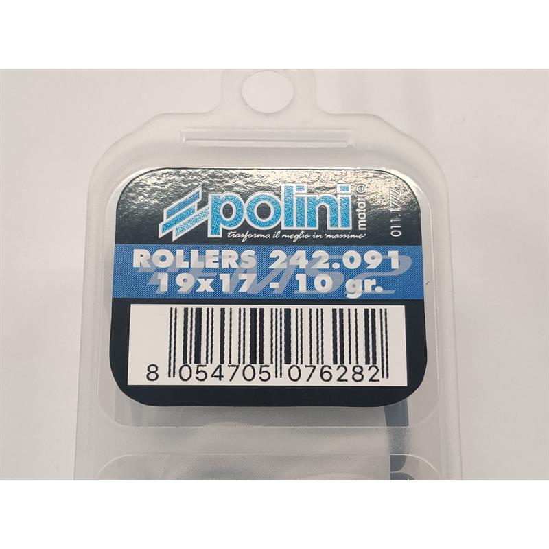 Rulli variatore 19x17 grammi 10 oz.0.351 (Polini), ricambio 242091