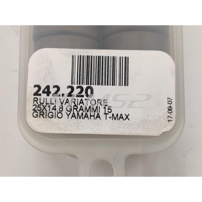 Rulli Polini diametro 25x14.8 grammi 15 T-MAX 500, ricambio 242220