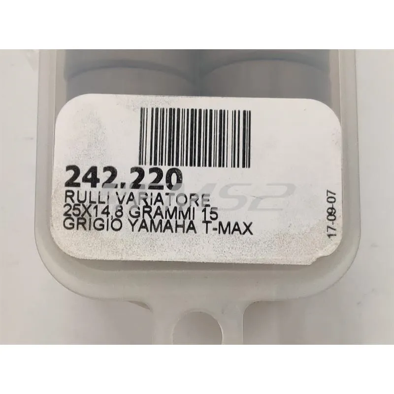 Rulli Polini diametro 25x14.8 grammi 15 T-MAX 500, ricambio 242220