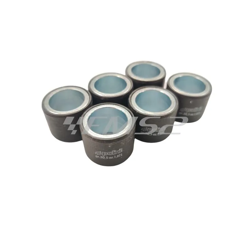 Rulli variatore polini diametro 27,6x21,5 grammi 30,5, ricambio 242272