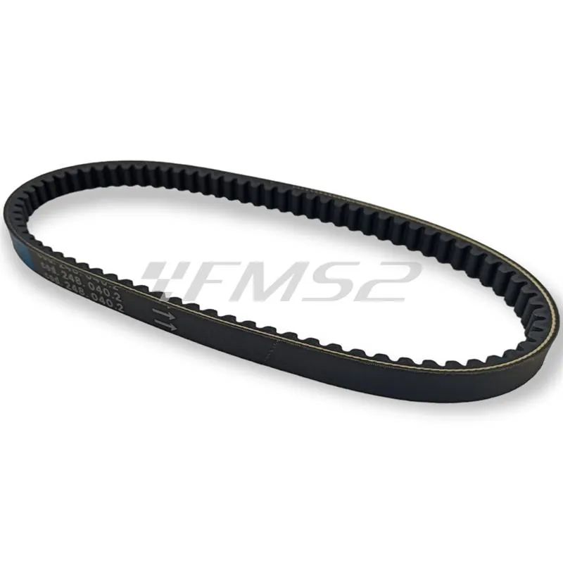 Cinghia di trasmissione variatore Polini in Aramid-kevlar per correttori da 128 mm e montaggio su motori Minarelli verticale e orizzontale aria e liquido a braccio lungo 248.040.2, ricambio 2480402