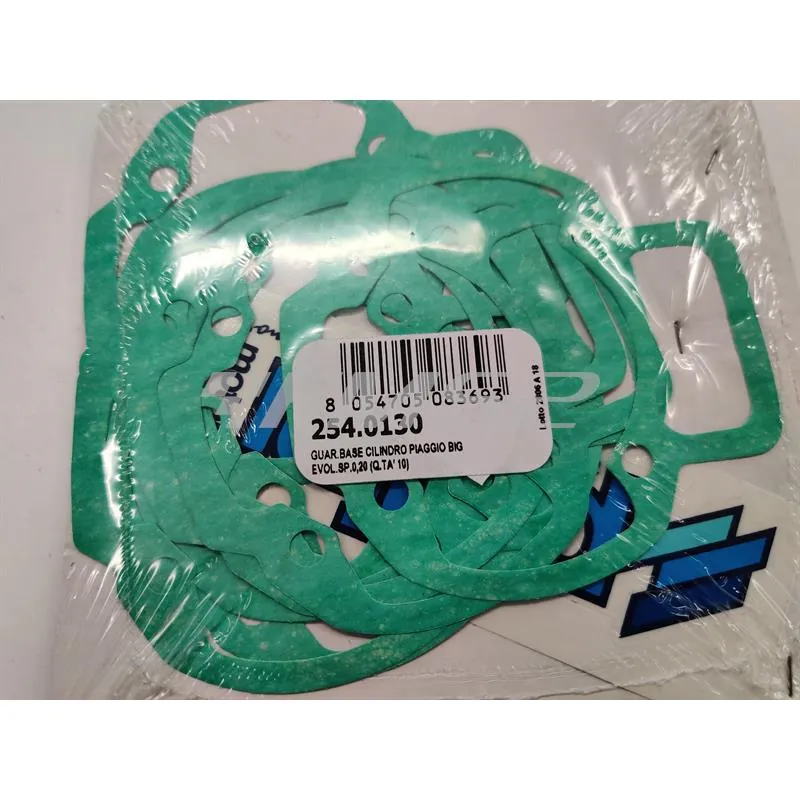 254.0130 Guarnizione di base cilindro Polini Big Evolution per scooter con motore Piaggio lc con spessore da 0,20 mm (10 pezzi)