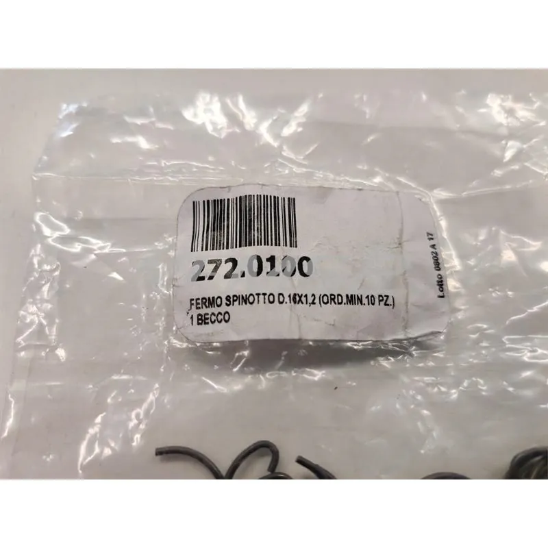 Fermo spinotto d.16x1,2 (ord.min.10 pz.), ricambio 2720100