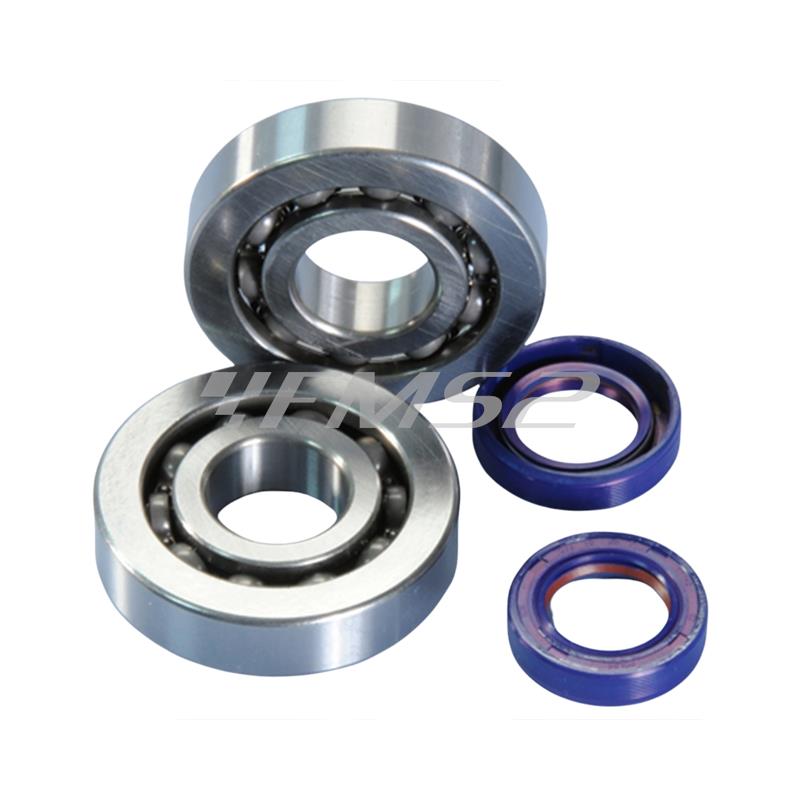 KIT CUSCINETTI PARAOLI NUOVI TIPO ORIGINALE PER DERBI	ATLANTIS O2 CITY 50 2T 05 
