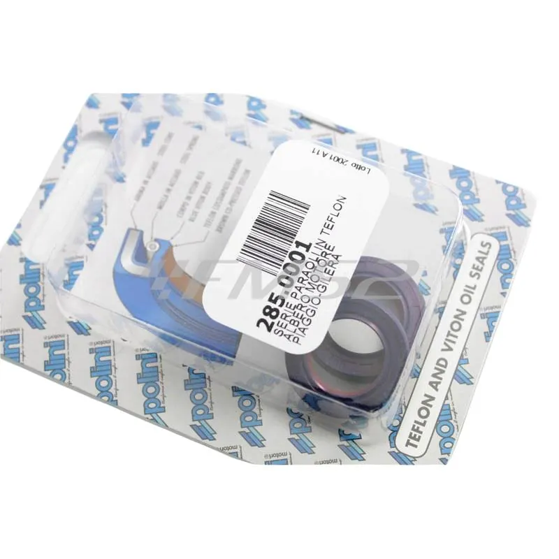 Serie paraoli in teflon albero motore Piaggio (Polini), ricambio 2850001