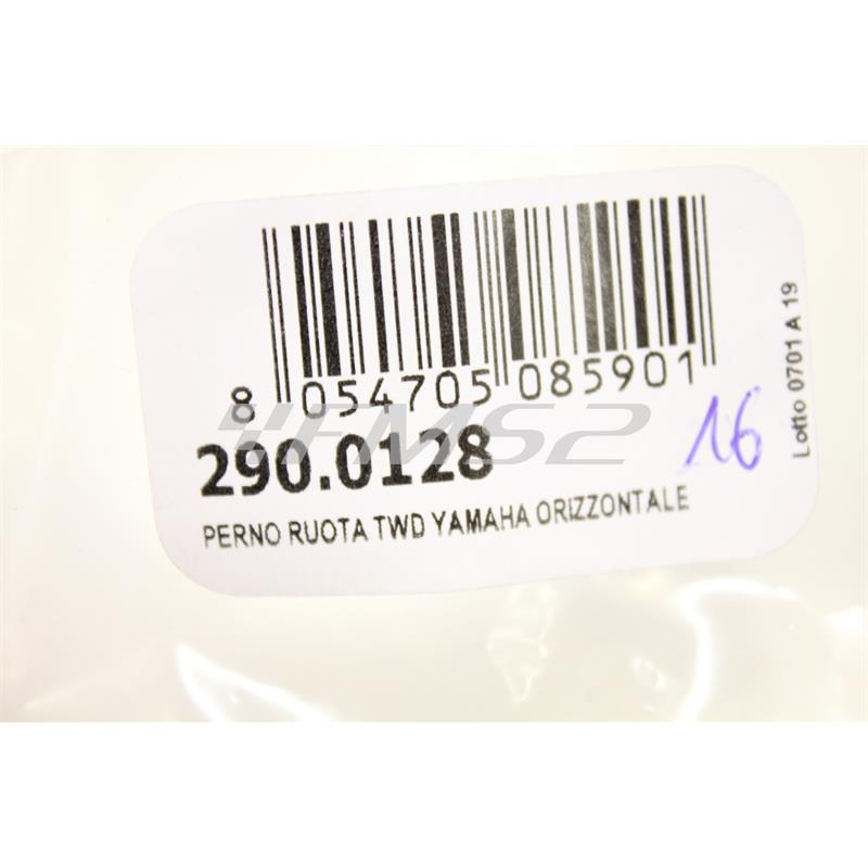 Perno ruota twd Polini per ricambio al telaietto torsen codice 1720016 e codice 1720018 per scooter con motore Minarelli e Yamaha orizzontale Aerox e Jog e codice 1720017 per Malaguti F12 orizzontale liquido, ricambio 2900128