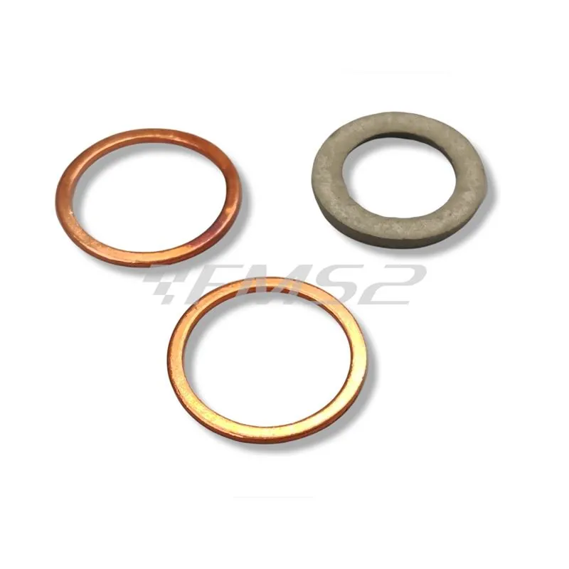 Serie raccordi e tappi Polini in kit completo di rondelle e guarnizioni, ricambio 3150028