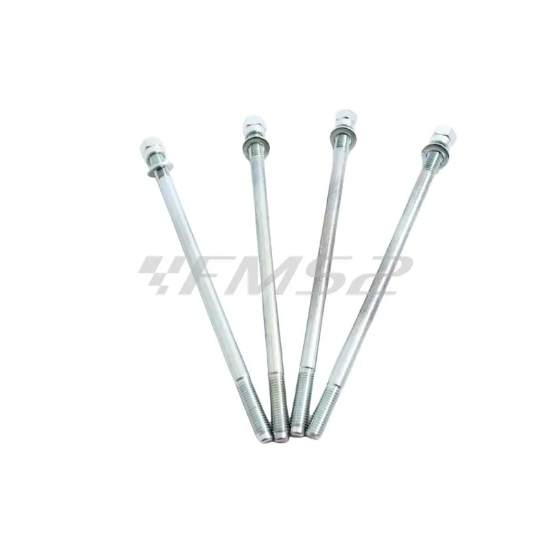 Serie prigionieri e dadi Polini per cilindro Vespa 125 Primavera-125 ET3 con testa Racing codice 2110319, ricambio 3170111