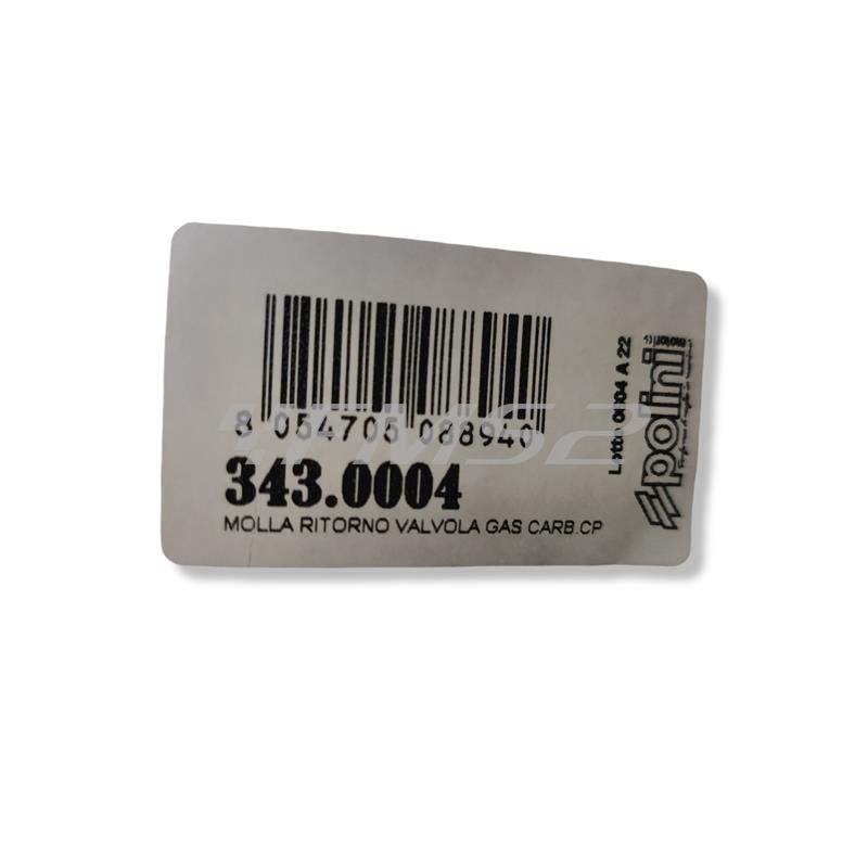 Molla ritorno valvola gas carb.cp, ricambio 3430004