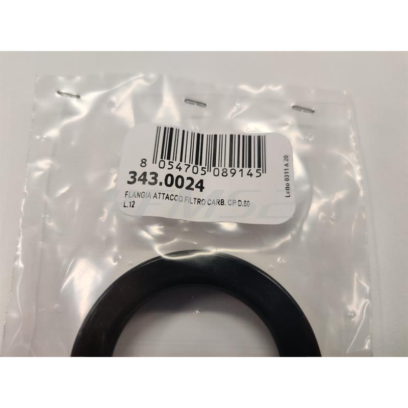 Flangia attacco filtro carb. cp d.60 l.1, ricambio 3430024