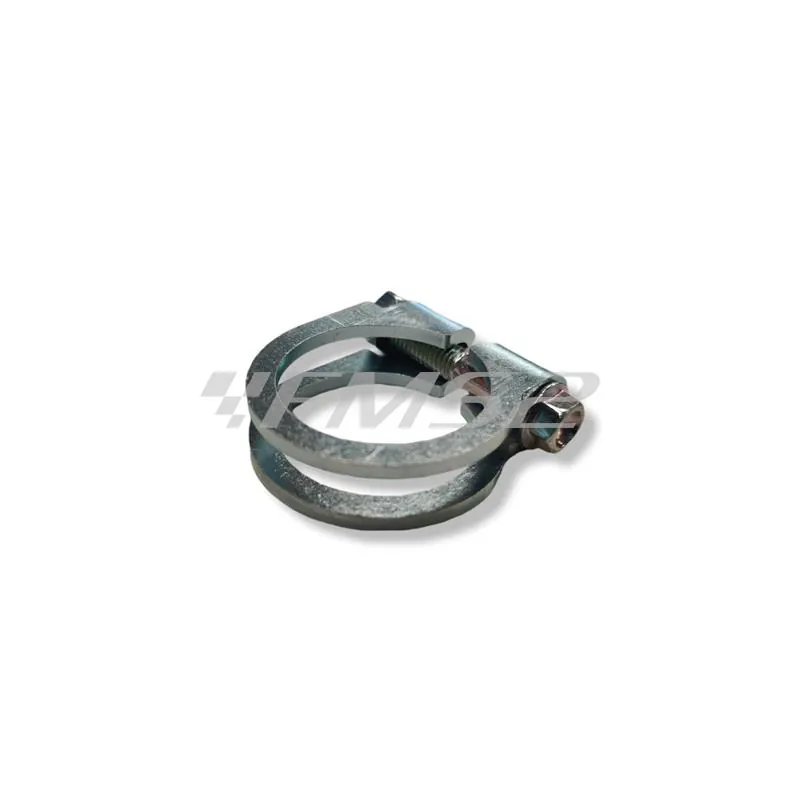 Fascetta in ferro Polini diametro 30 mm per carburatori CP attacco cavo femmina per Piaggio Vespa, ricambio 3430030