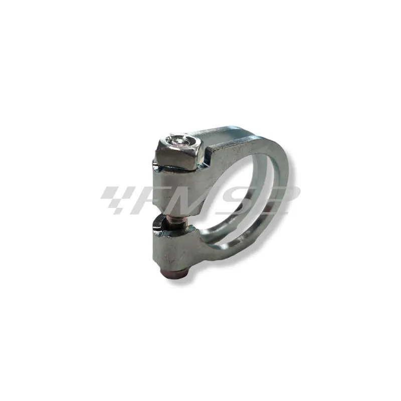 Fascetta in ferro Polini diametro 30 mm per carburatori CP attacco cavo femmina per Piaggio Vespa, ricambio 3430030