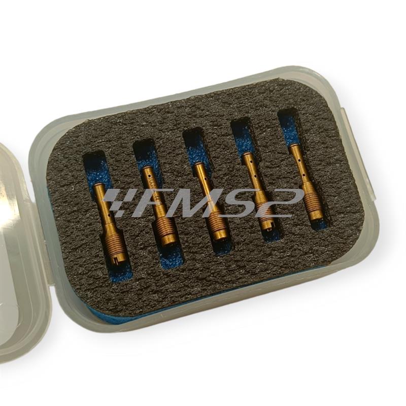 Set getti del minimo Polini per carburatore cp (Polini) con i seguenti numeri 42/44/46/49/52, ricambio 3430302