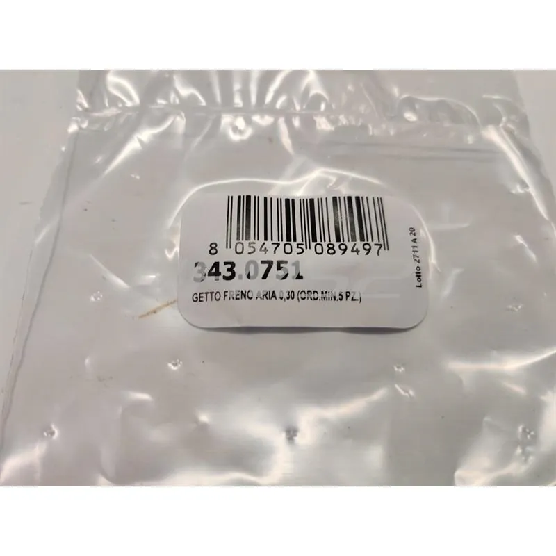 Getto freno aria da 0,30 mm per carburatori Polini serie CP, ricambio 3430751