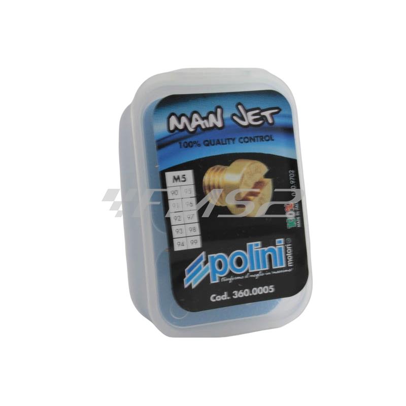 Kit 10 getti Dell'Orto 5 mm dal 90 al 99 (Polini), ricambio 3600005