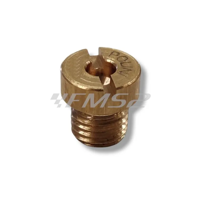 Getto massimo Polini per carburatore Dell'orto passo M5 con numero 85, ricambio 3601085
