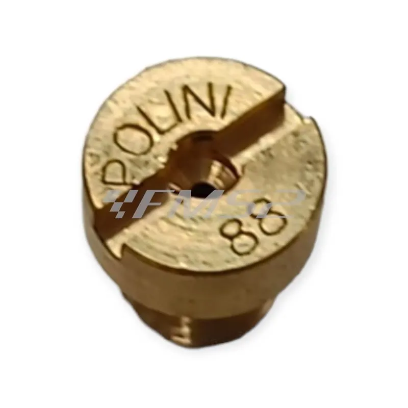 Getto massimo Polini per carburatore Dell'orto passo M5 con numero 88, ricambio 3601088