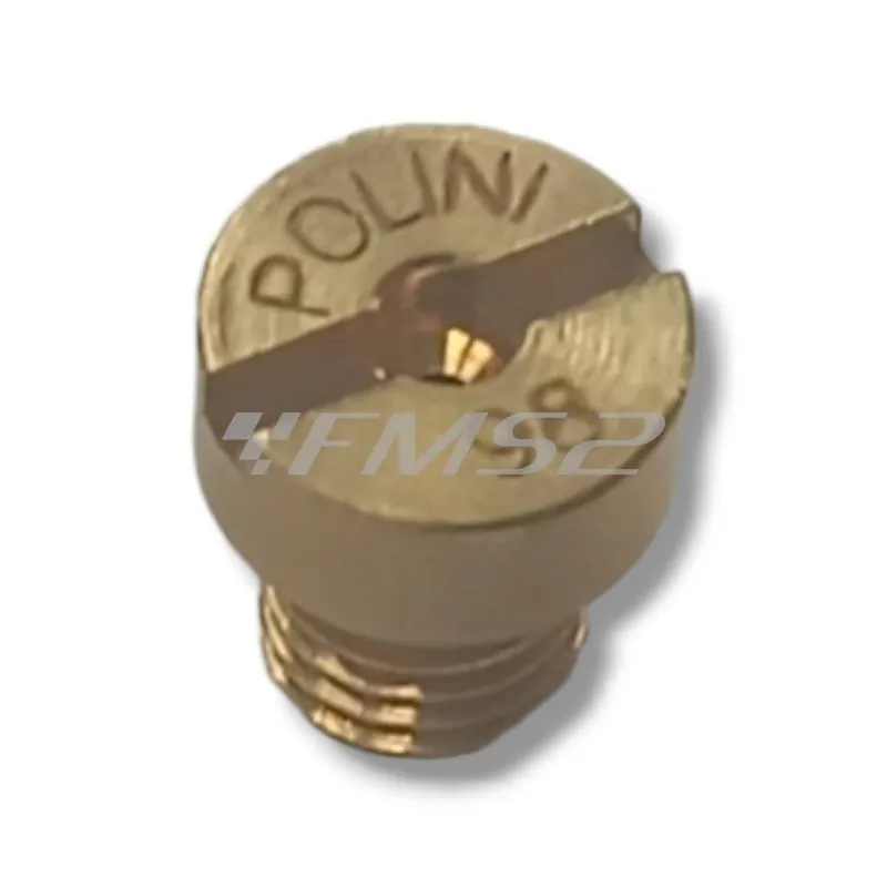 Getto massimo Polini per carburatore Dell'orto passo M5 con numero 98, ricambio 3601098