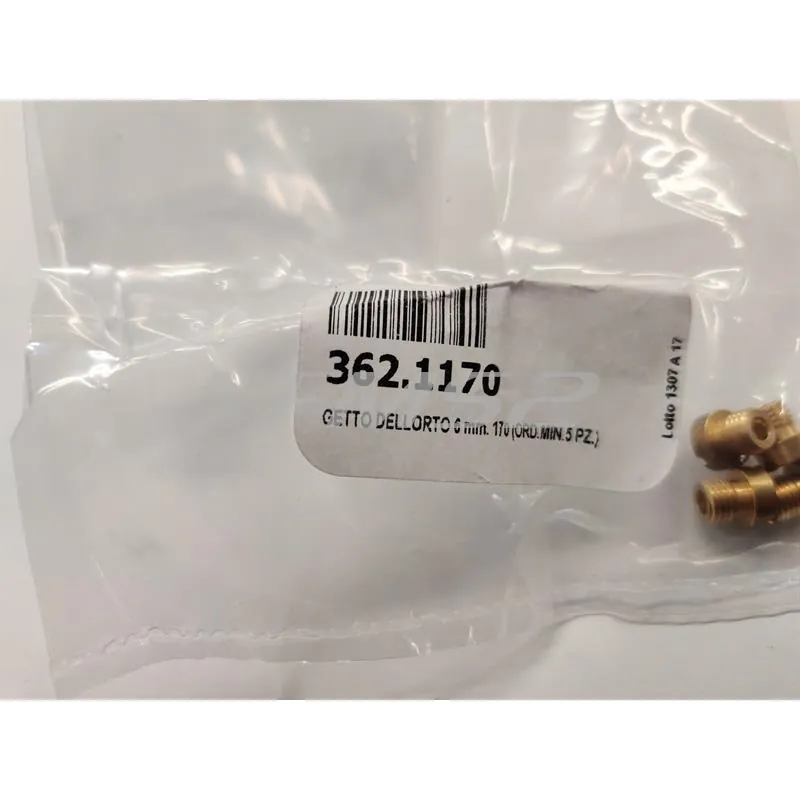 Getto Dell'Orto 6 mm 170 (ord.min.5 pz.), ricambio 3621170