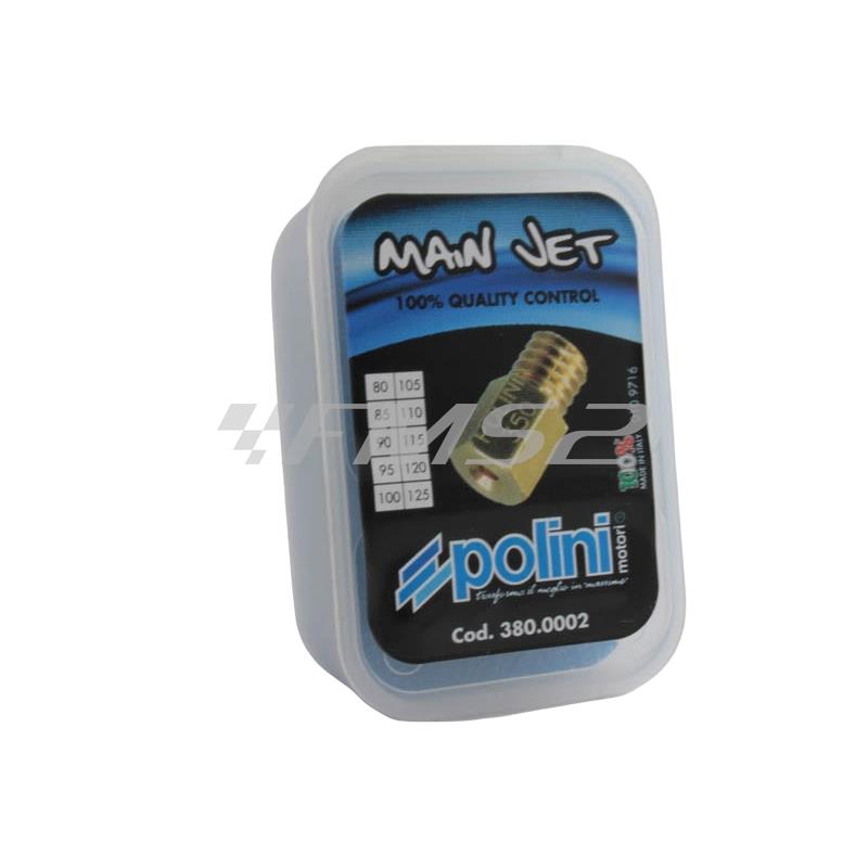 Kit 10 getti massimo mikuni dal 80 al 12 (Polini), ricambio 3800002