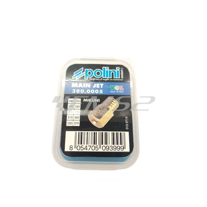 380.0005 Set 10 getti massimo mikuni dal 280 al 3