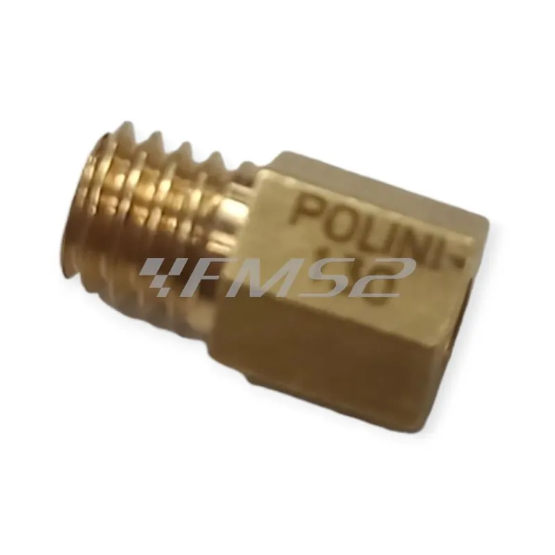 Getto massimo Polini per carburatore Mikuni con numero 130, ricambio 3801130