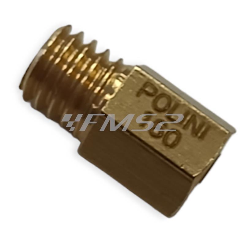 Getto massimo Polini per carburatore Mikuni con numero 160, ricambio 3801160