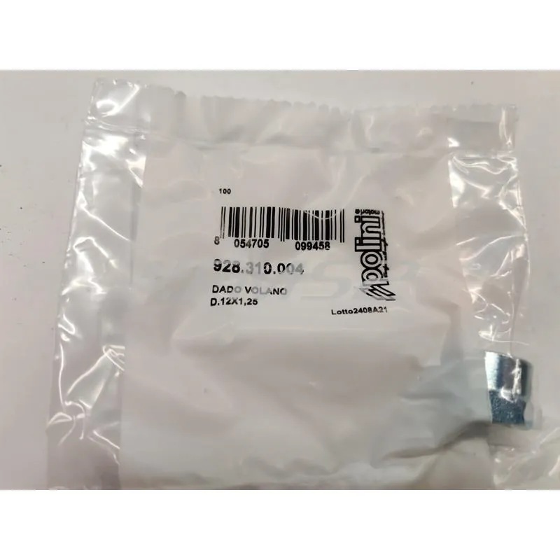 928.310.004 Dado volano Polini per accensione rotore diametro 12 x 1,25 mm e albero motore cono 20 mm