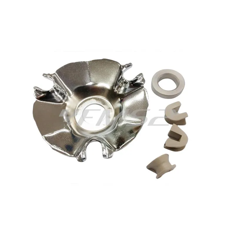 952.051 Piattello guidarulli con tasselli maggiorati e ricambio al variatore Polini 241727 scooter motore Minarelli 50 cc