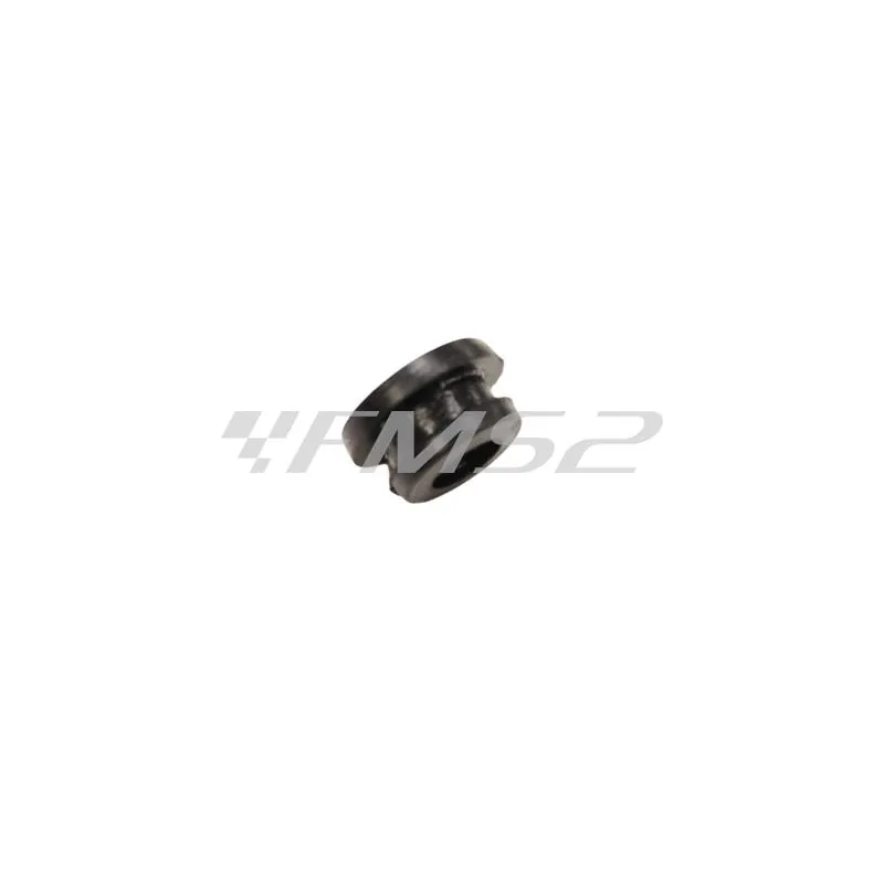 04204902 Gommino piccolo di colore nero per passaggio gancio esterno fissaggio cofani laterali vespa old model e PX 1° serie (RICAMBI VESPA OLD)