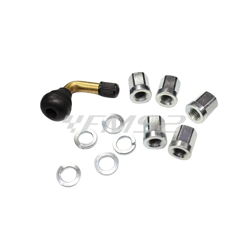 Cerchio tubeless vespa 10 pollici nero e cromo in alluminio e produzione made in Italy (FA ITALIA), ricambio 4555621