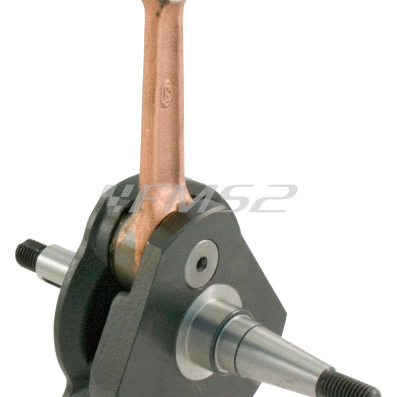 Albero motore RMS completo di gabbia a rulli per Piaggio vespa old model GL, Sprint, Sprint veloce, Super 150 prodotte dal 1961 fino al 1979, ricambio 100010290