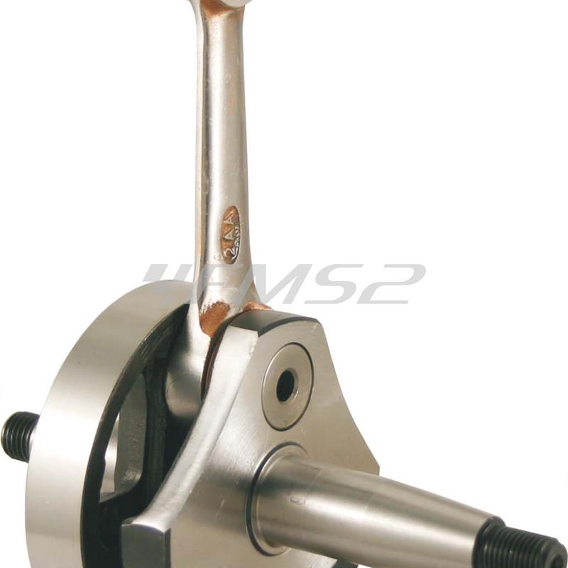 100030310 Albero motore Vespa PK xl 50-125 anticipato con gabbia argento  (RMS, Kenda, Duro), ricambio 100030310