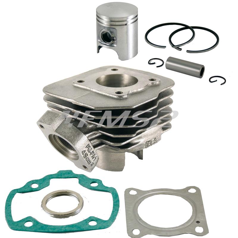 Motore gruppo termico kit cilindro e pistone Peugeot aria, ricambio 100080070