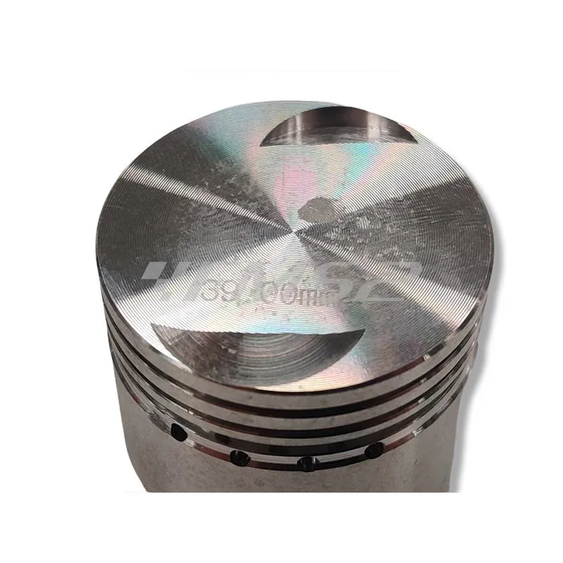 Pistone completo RMS per scooter Piaggio 50 cc 4 tempi con diametro 39 mm e spinotto 12 mm, ricambio 100090101