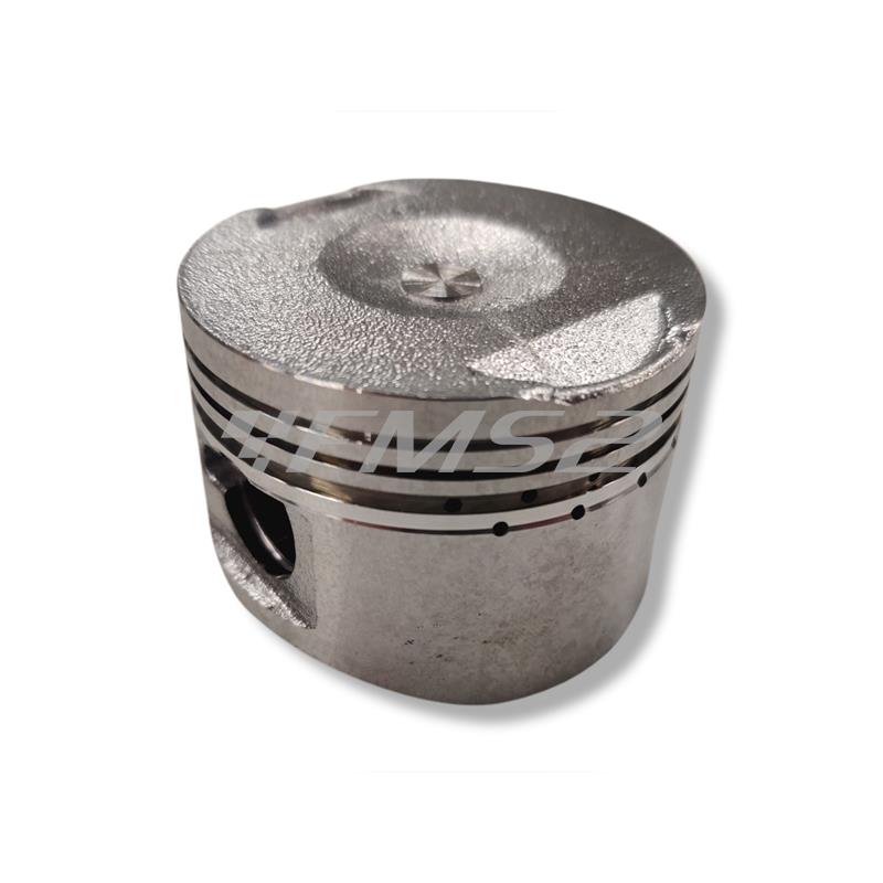 Pistone completo RMS per maxi scooter Kymco 125 cc 4 tempi con diametro 52,4 mm, ricambio 100090390
