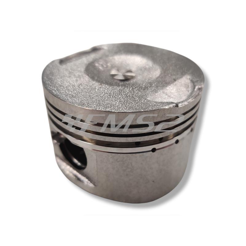 Pistone completo RMS per maxi scooter Kymco 125 cc 4 tempi con diametro 52,4 mm, ricambio 100090390