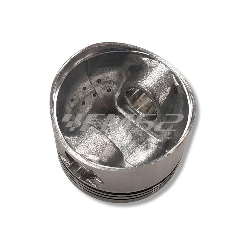 Pistone completo RMS per maxi scooter Kymco 125 cc 4 tempi con diametro 52,4 mm, ricambio 100090390