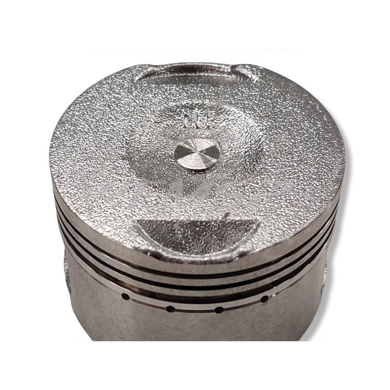 Pistone completo RMS per maxi scooter Kymco 125 cc 4 tempi con diametro 52,4 mm, ricambio 100090390