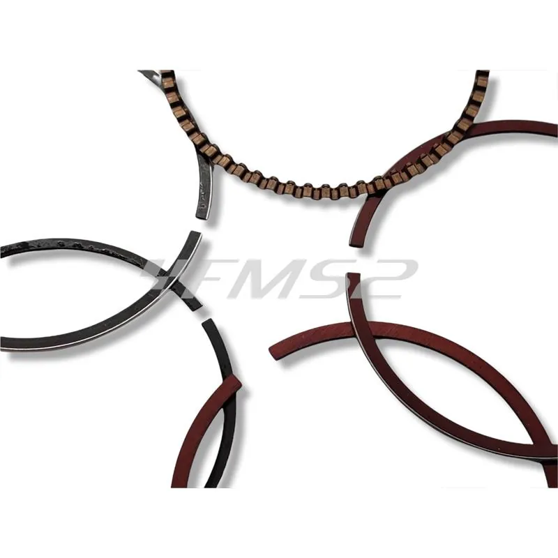 100090390 Pistone completo RMS per maxi scooter Kymco 125 cc 4 tempi con diametro 52,4 mm
