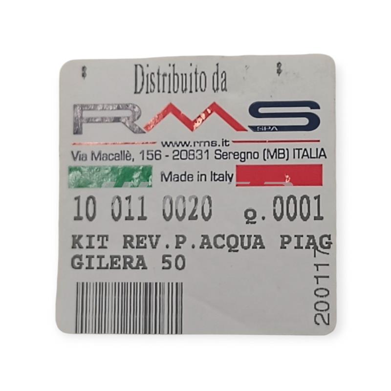 Kit revisione pompa acqua Piaggio Gilera 50 (RMS, Kenda, Duro), ricambio 100110020