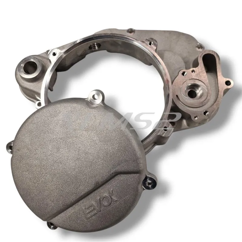 Coperchio frizione EVOK Racing con coperchio scomponibile per cambio dischi frizione motori Minarelli AM6 tutte le versioni con e senza avviamento a pedivella, ricambio 100170020