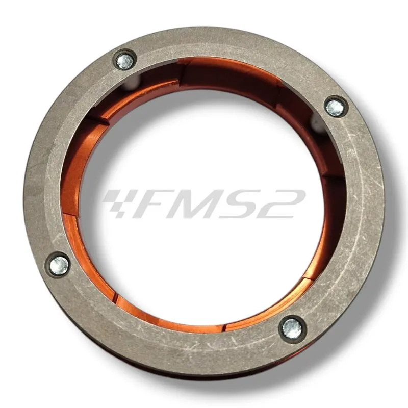 Parastrappi evok Iron Drive ricavato dal pieno per utilizzo con campana frizione tipo originale montata nei motori Piaggio Vespa small frame 50 e 125 cc 2 tempi, ricambio 100240167