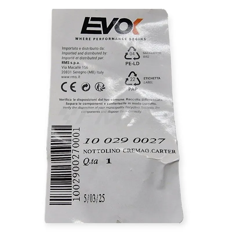 Nottolino a cremagliera RMS 100290027 con O-ring per Vespa 50 Special, 125 Primavera ET3 – Ricambio motore coperchi frizione