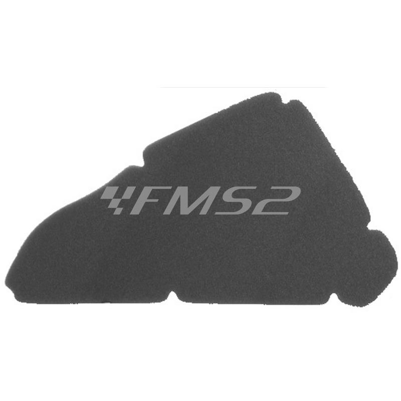 Filtro aria RMS in spugna nera per scooter Piaggio e Gilera 50 cc prodotti dal 1997 al 2011 (RMS), ricambio 100600111