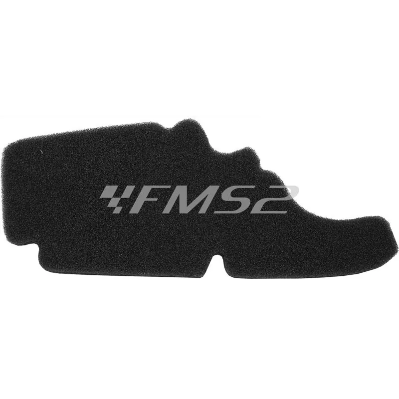 Filtro aria in spugna nera per scooter e maxi scooter con motore Piaggio 50, 100, 125, 150 cc, ricambio 100601161